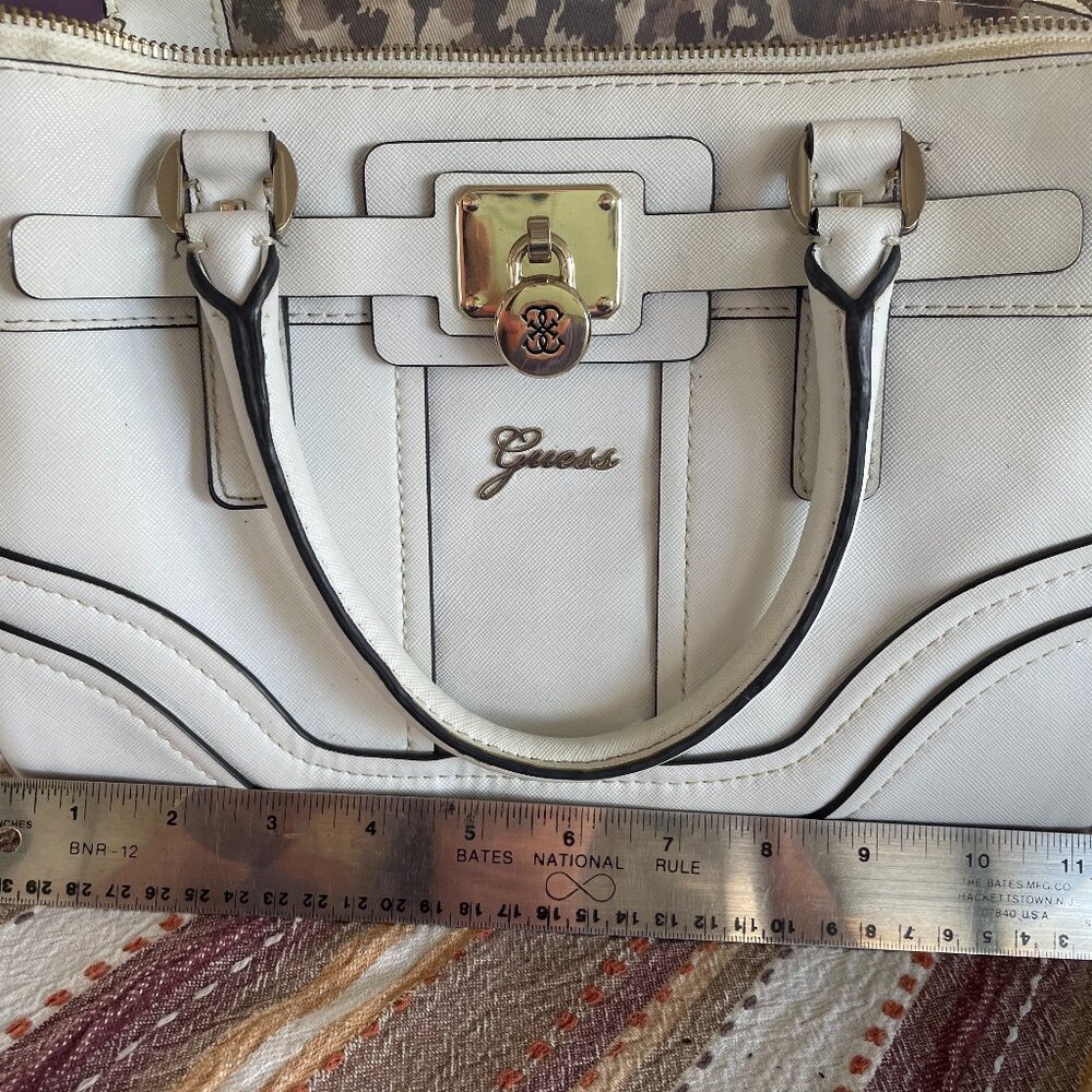 Guess white Purse